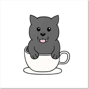 teacup pupy Posters and Art